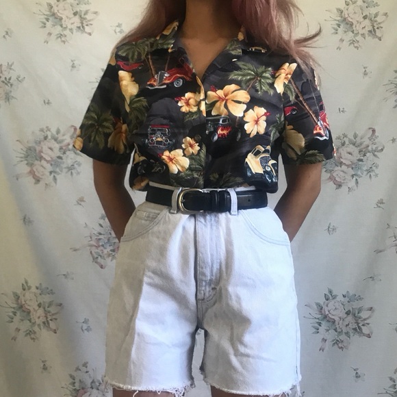 vintage hawaiian button up - Picture 4 of 4